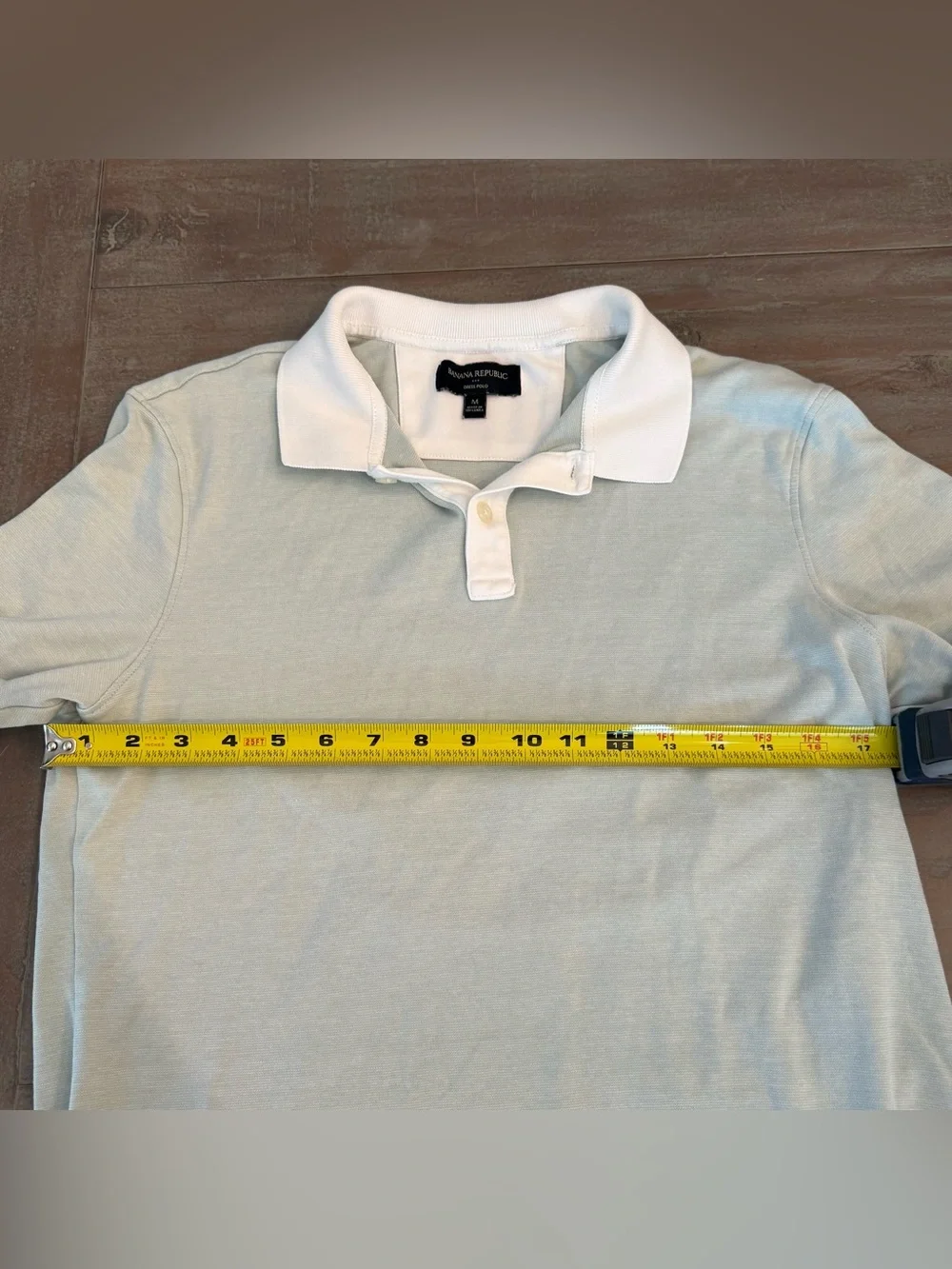 Banana Republic Men’s Polo Shirt Light Green Sz Medium Preowned